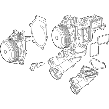 2023 Mercedes-Benz Sprinter 3500 Water Pump - 654-200-05-01