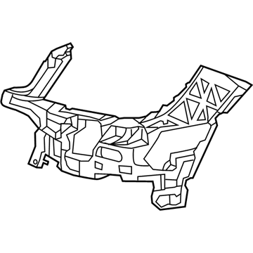 Mercedes-Benz 204-885-47-65 Bumper Bracket