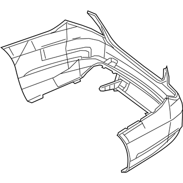 Mercedes-Benz 222-885-16-25-9999 Bumper Cover