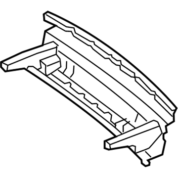 Mercedes-Benz 222-885-00-46 Lower Trim Bracket