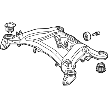 Mercedes-Benz C32 AMG Axle Beam - 203-350-58-08