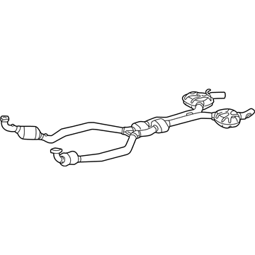 2004 Mercedes-Benz SL55 AMG Catalytic Converter - 230-490-15-19-80