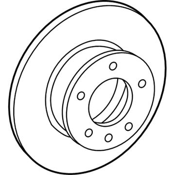 2008 Mercedes-Benz G500 Brake Disc - 463-421-03-12