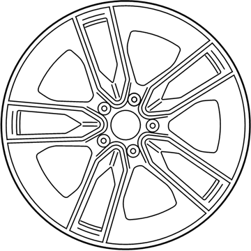 Mercedes-Benz 257-401-06-00-7X21 Wheel