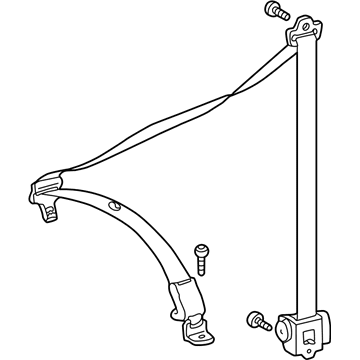 Mercedes-Benz 163-860-05-85-9A86 Retractor