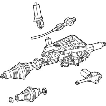 Mercedes-Benz E400 Steering Column - 212-460-43-16