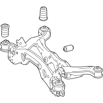 Mercedes-Benz 243-350-15-01 SUSPENSION SUBFRAME