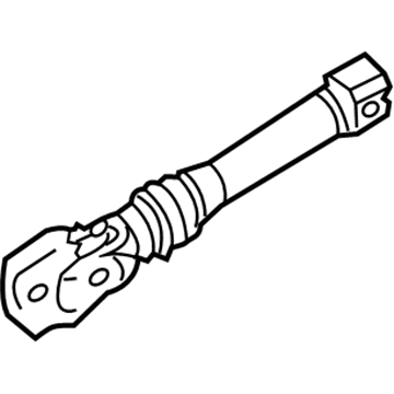 Mercedes-Benz S550e Steering Shaft - 204-462-03-78