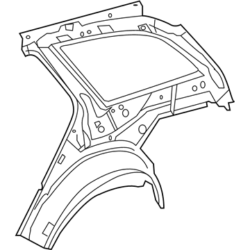 Mercedes-Benz 212-630-66-01 Inner Panel