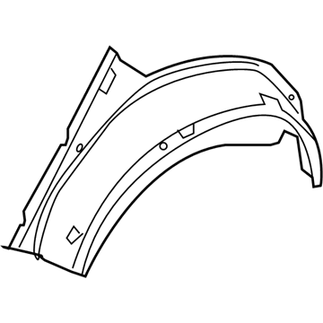 Mercedes-Benz 212-637-03-76 Outer Wheelhouse