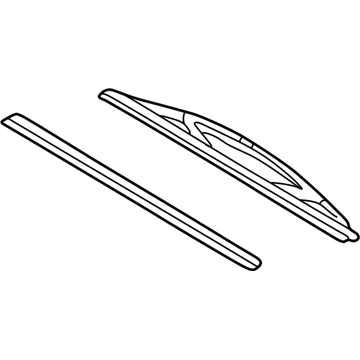 2002 Mercedes-Benz G500 Wiper Blade - 463-820-03-45