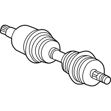 2002 Mercedes-Benz ML320 Axle Shaft - 163-330-04-01