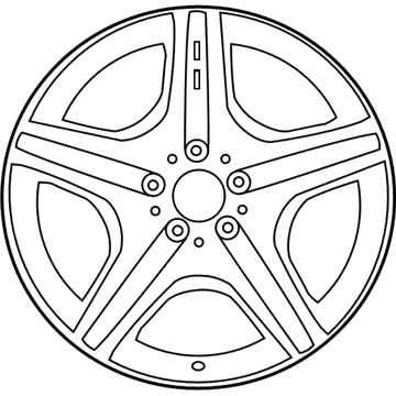 Mercedes-Benz 6-6-03-1474 Wheel, Alloy