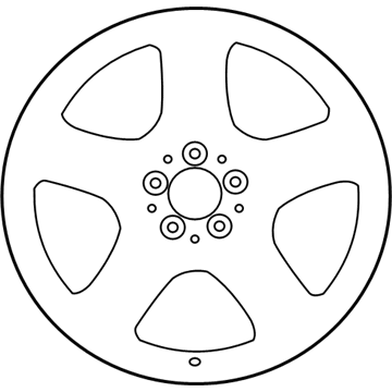 Mercedes-Benz 6-6-47-1835 Wheel, Alloy