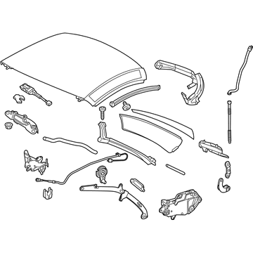 Mercedes-Benz 172-790-13-40-9792 Hardtop