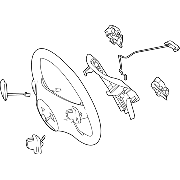 Mercedes-Benz 231-460-07-03-9E38 Steering Wheel