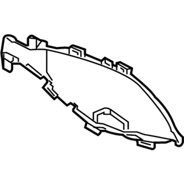 Mercedes-Benz 292-885-35-22-28 Outer Grille Bracket