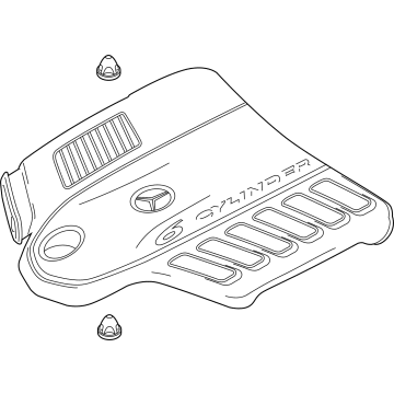 Mercedes-Benz 256-010-04-03 Engine Cover