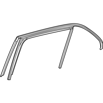 Mercedes-Benz GLS63 AMG Window Channel - 167-735-57-00