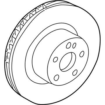 Mercedes-Benz S600 Brake Disc - 220-421-25-12-64