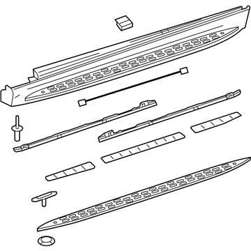 Mercedes-Benz 166-690-06-75 Running Board