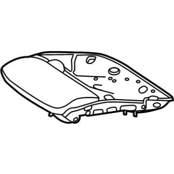 Mercedes-Benz 232-910-31-03 Seat Cushion Pad