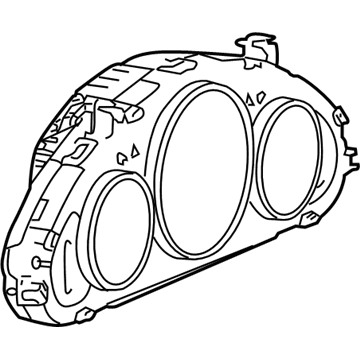 Mercedes-Benz 219-540-27-47 Instrument Cluster