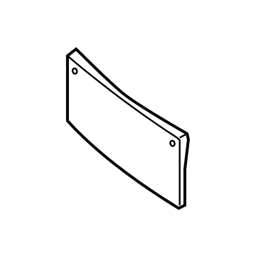 Mercedes-Benz 223-885-59-03 License Bracket