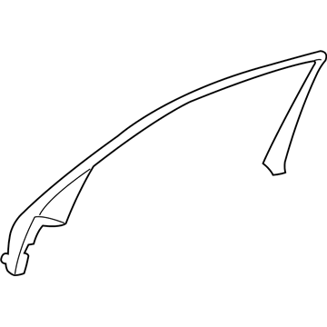 Mercedes-Benz 202-725-02-71-8F20 Window Trim