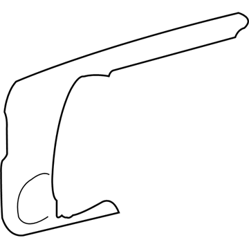 Mercedes-Benz 202-727-06-30 Door Trim Panel Seal