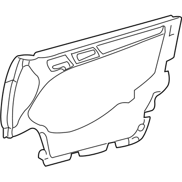 Mercedes-Benz 202-720-01-52-7E02 Door Trim Panel