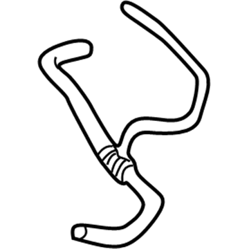 Mercedes-Benz ML320 Radiator Hose - 163-501-09-82