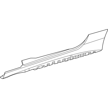 Mercedes-Benz 232-698-19-01-9999 Rocker Molding