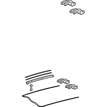 Mercedes-Benz 253-780-40-00 Slide Rail