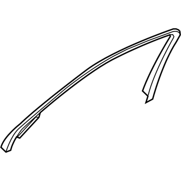 Mercedes-Benz 212-725-01-71-9051 Window Trim