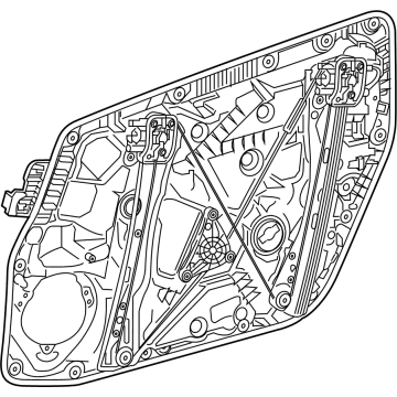 Mercedes-Benz GLA45 AMG Window Regulator - 247-720-20-06