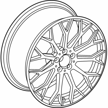 Mercedes-Benz 206-401-31-00-7X71 EXCHANGE SPOKE WHEEL