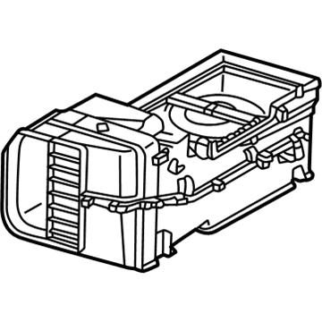 Mercedes-Benz 210-830-17-03 Blower Case