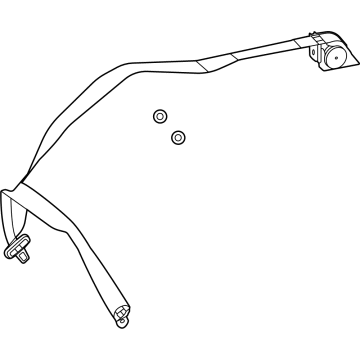 Mercedes-Benz 167-860-16-00-8U14 Lap & Shoulder Belt