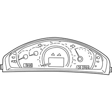 Mercedes-Benz 220-540-88-47 Instrument Cluster