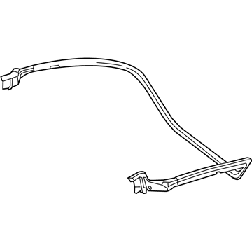 2016 Mercedes-Benz SLK350 Weather Strip - 172-750-08-00