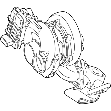 Mercedes-Benz R350 Turbocharger - 642-090-58-80