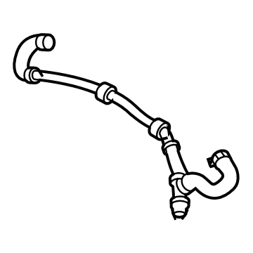 Mercedes-Benz 167-501-54-02 Coolant Hose