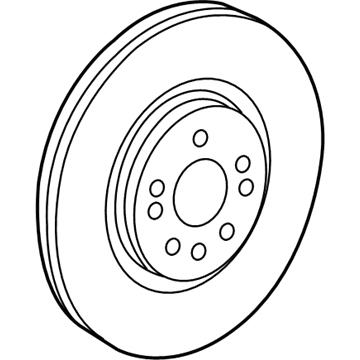 2019 Mercedes-Benz GLE63 AMG S Brake Disc - 166-421-05-12