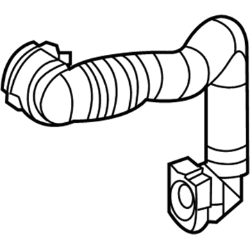 Mercedes-Benz E400 Radiator Hose - 253-501-00-82