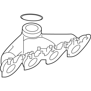 Mercedes-Benz AMG GT 63 S E Performance Exhaust Manifold - 177-140-98-00