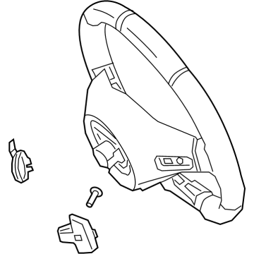 Mercedes-Benz 099-460-89-06-9E38 Steering Wheel