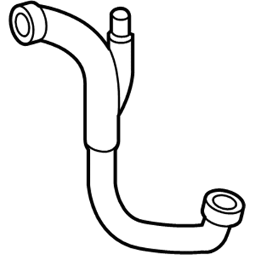 Mercedes-Benz E550 Coolant Pipe - 207-501-04-82