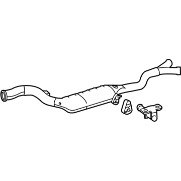 2011 Mercedes-Benz ML350 Catalytic Converter - 164-490-09-56