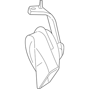 Mercedes-Benz CL600 Horn - 006-542-07-20